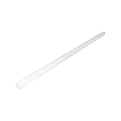 Barra di poliammide PA6 bianca 1000x80mm 6.3 Kg - immagine 2