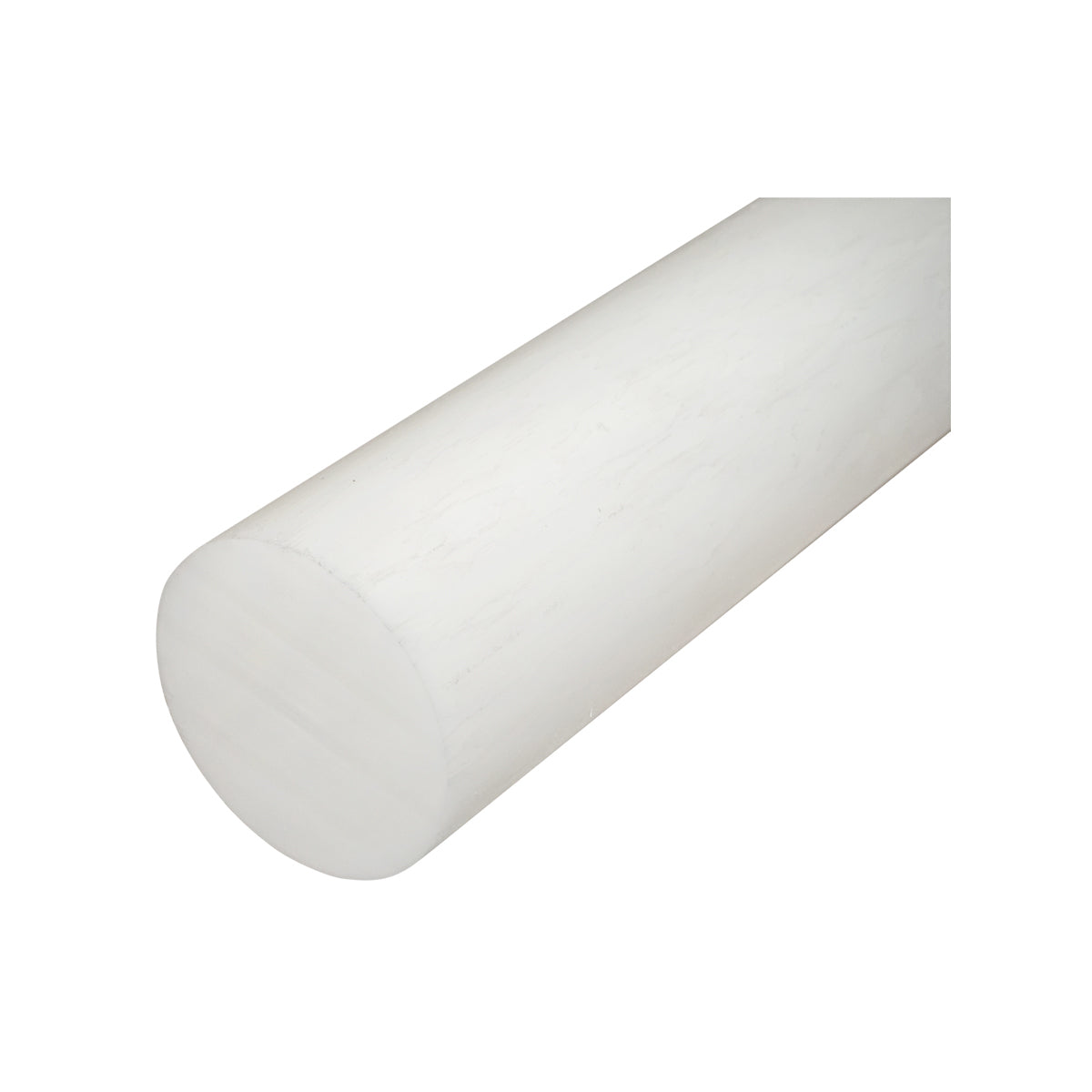 Barra di poliammide, poliossimetilene-poliacetale POM bianca 1000x100mm 11.59 Kg.