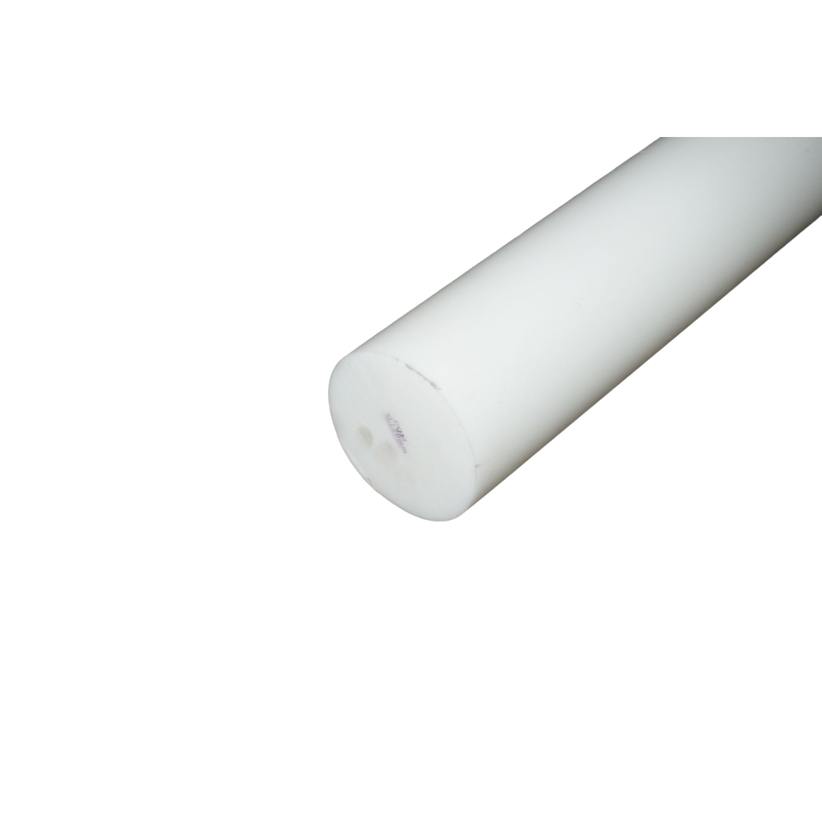 Barra di poliammide, poliossimetilene-poliacetale POM bianca 1000x120mm 14.5 Kg. - immagine 3