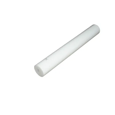 Barra di poliammide, poliossimetilene-poliacetale POM bianca 1000x140mm 23.1 Kg.