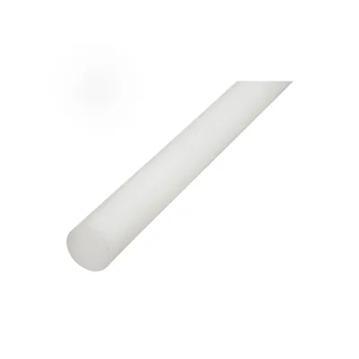 Barra di poliammide, poliossimetilene-poliacetale POM bianca 1000x20mm 0.48 KG.