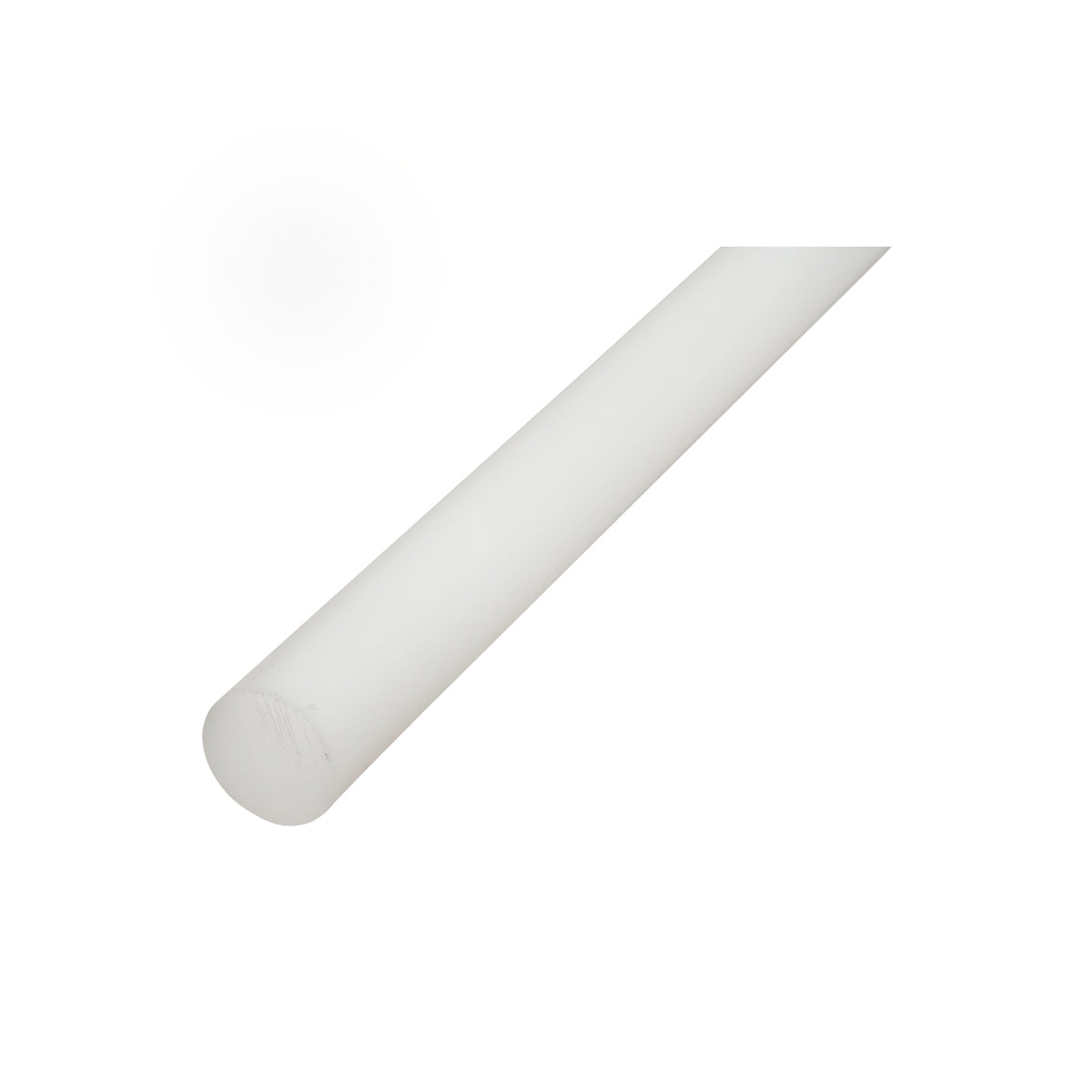 Barra di poliammide, poliossimetilene-poliacetale POM bianca 1000x20mm 0.48 KG.