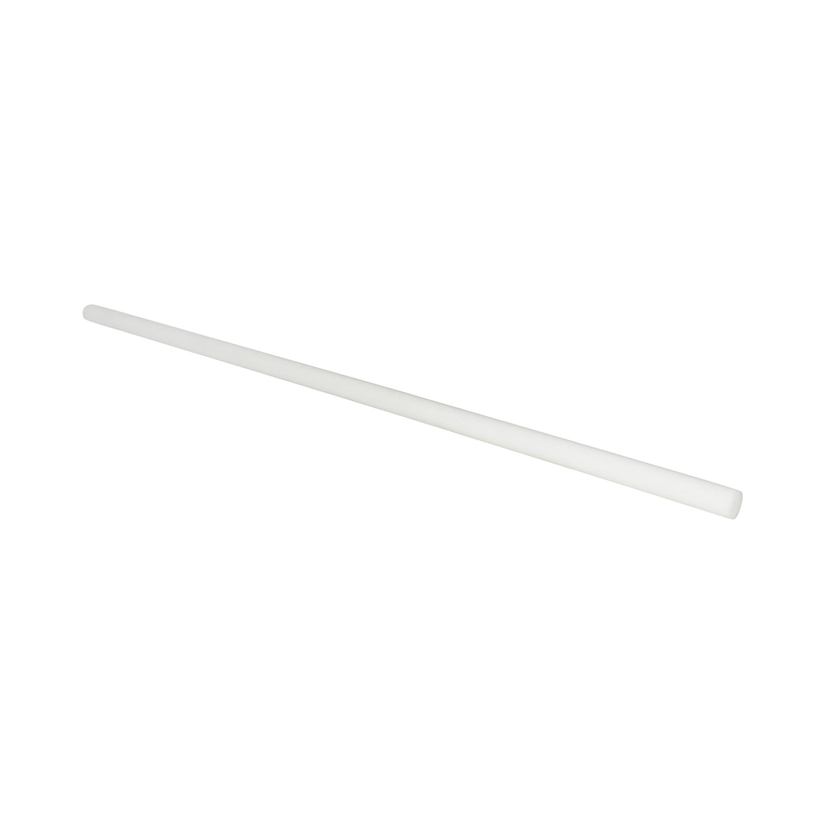 Barra di poliammide, poliossimetilene-poliacetale POM bianca 1000x25mm 0.75 Kg - immagine 2