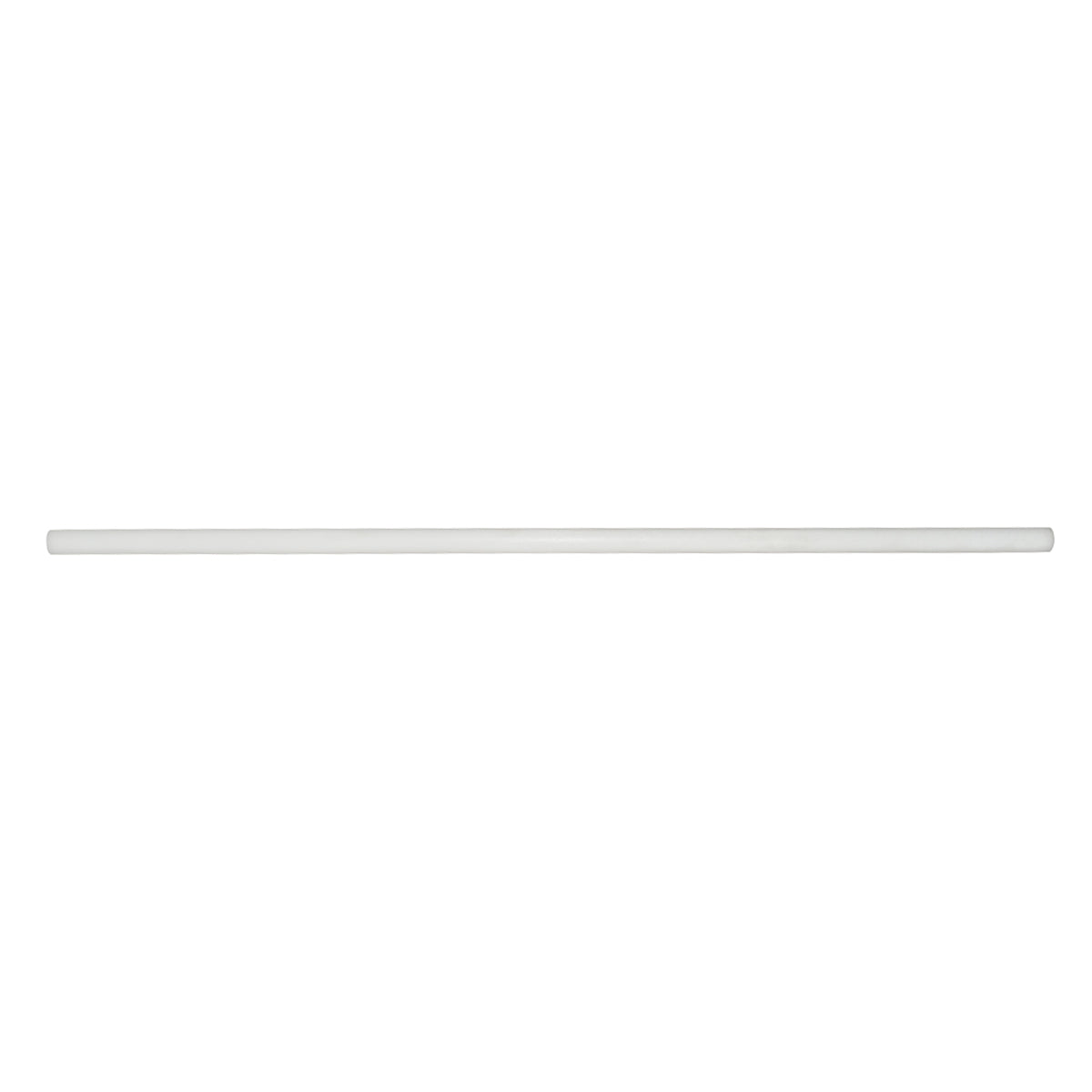 Barra di poliammide, poliossimetilene-poliacetale POM bianca 1000x25mm 0.75 Kg - immagine 3