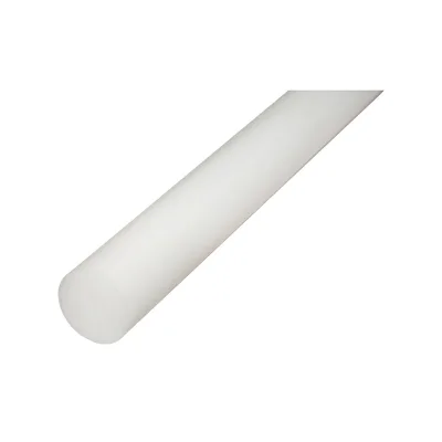 Barra di poliammide, poliossimetilene-poliacetale POM bianca 1000x40mm 1.91 Kg