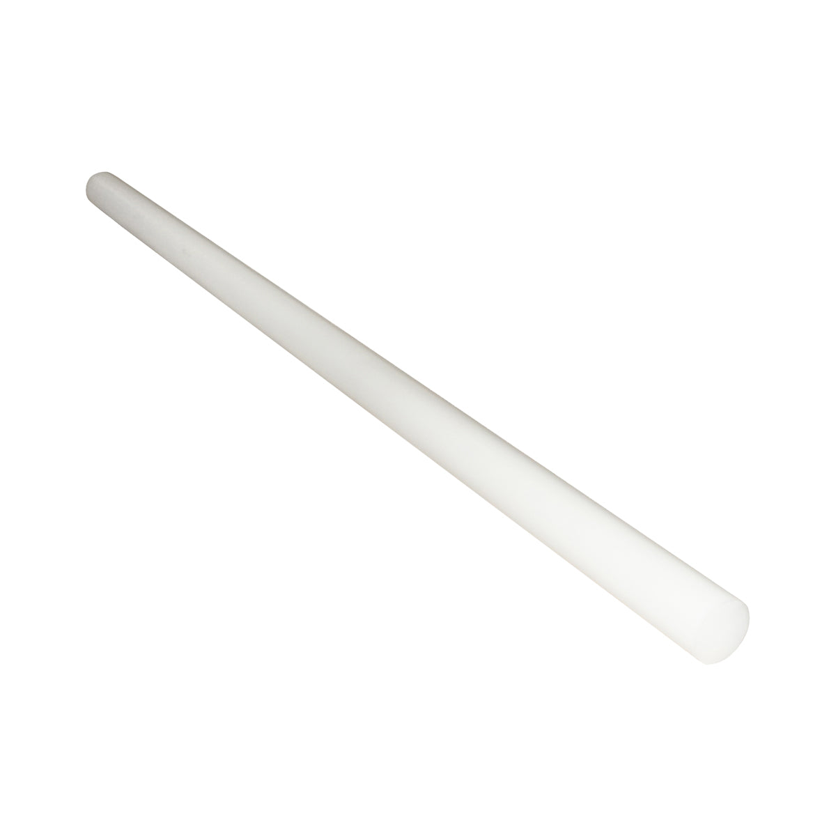 Barra di poliammide, poliossimetilene-poliacetale POM bianca 1000x40mm 1.91 Kg - immagine 2