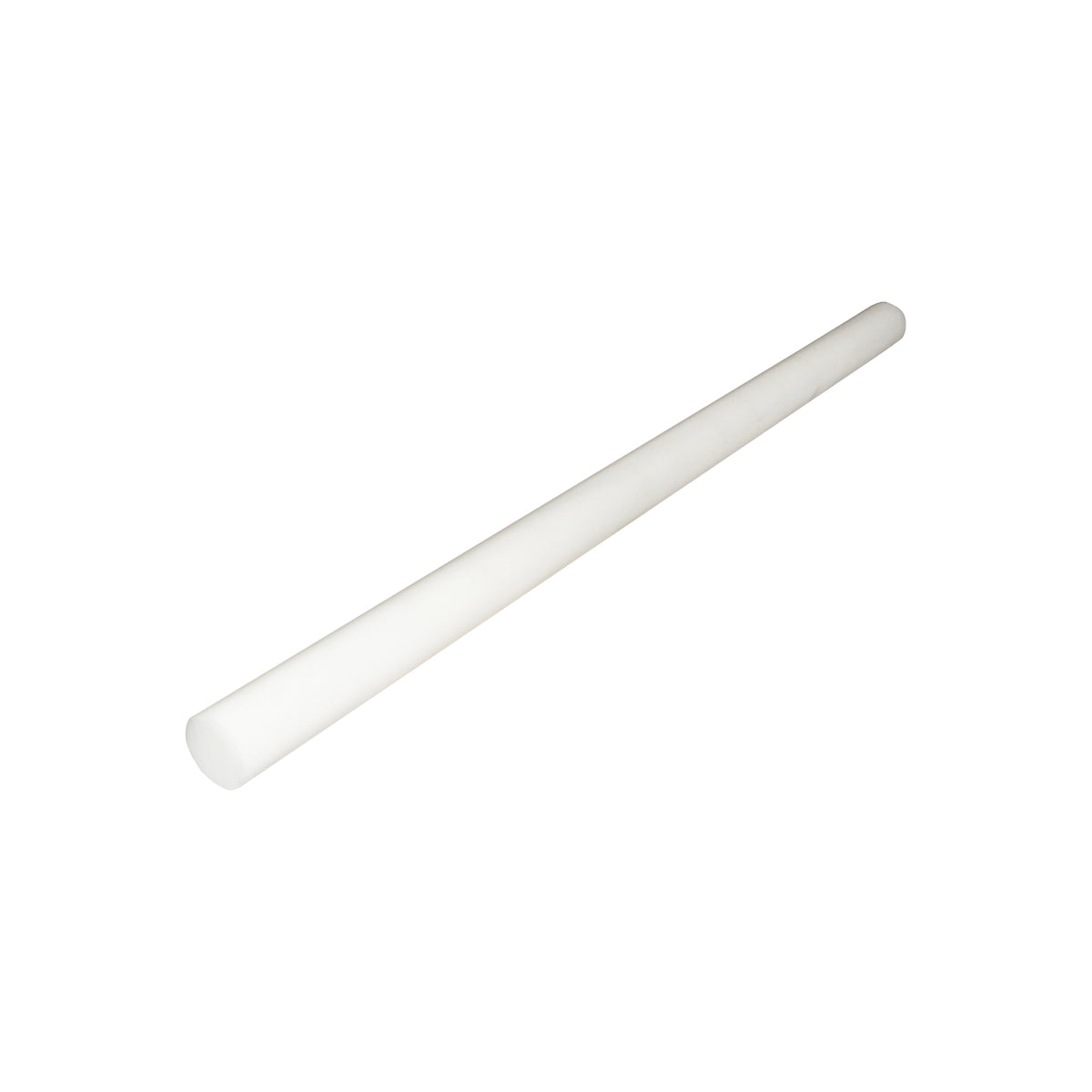 Barra di poliammide, poliossimetilene-poliacetale POM bianca 1000x50mm 2.88 Kg. - immagine 2