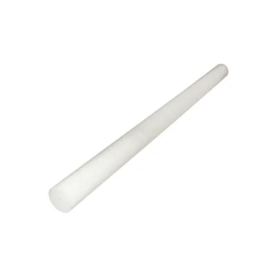 Barra di poliammide, poliossimetilene-poliacetale POM bianca 1000x60mm 4.24 Kg - immagine 2