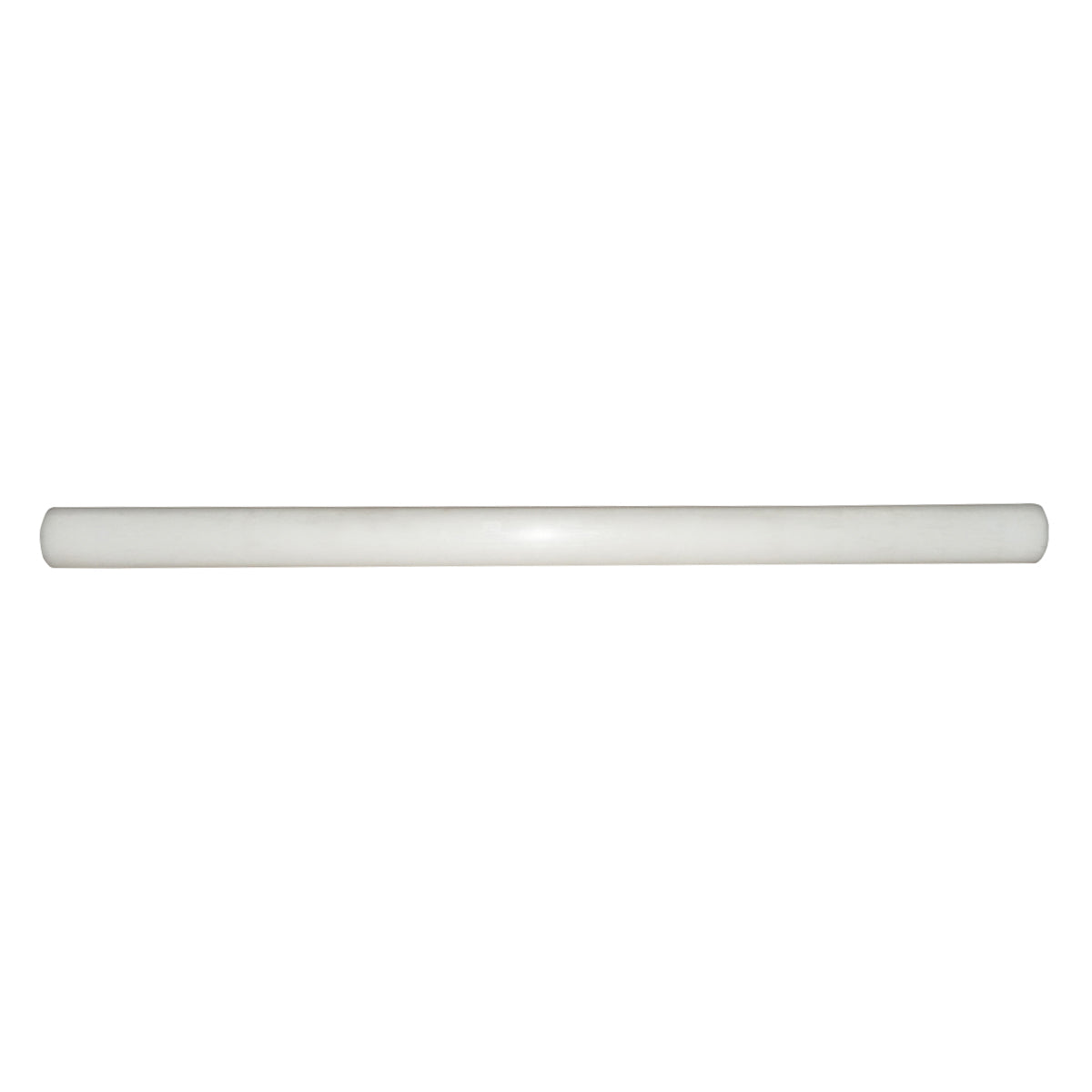 Barra di poliammide, poliossimetilene-poliacetale POM bianca 1000x60mm 4.24 Kg - immagine 3