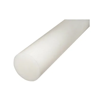 Barra di poliammide, poliossimetilene-poliacetale POM bianca 1000x90mm 9.6 Kg