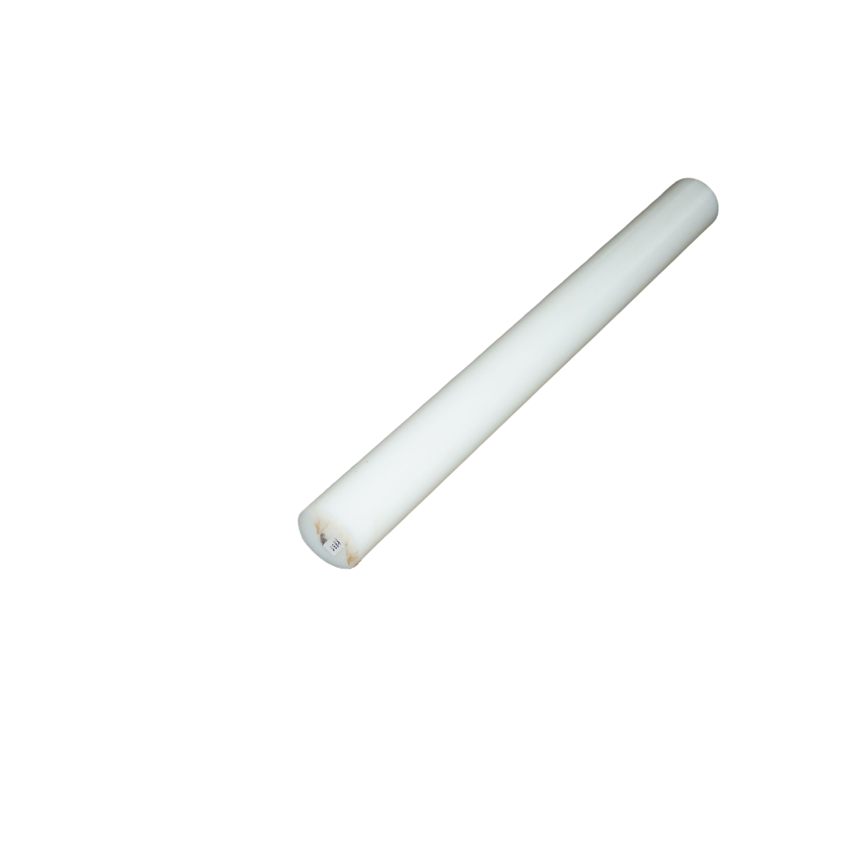 Barra di poliammide, poliossimetilene-poliacetale POM bianca Fi 160x330mm 10.1 Kg