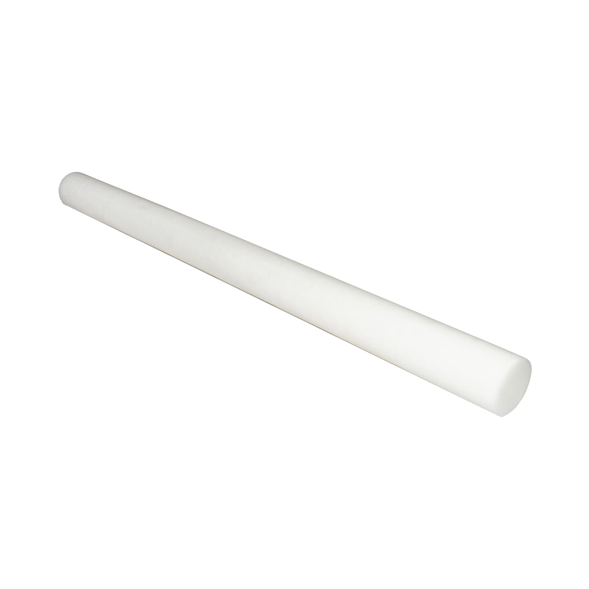Barra di poliammide, poliossimetilene-poliacetale POM bianco 1000x70mm 5,83 KG - immagine 2