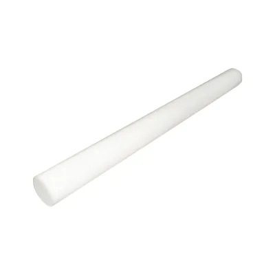 Barra di poliammide, poliossimetilene-poliacetale POM bianco 1000x80mm 7,65 KG - immagine 2