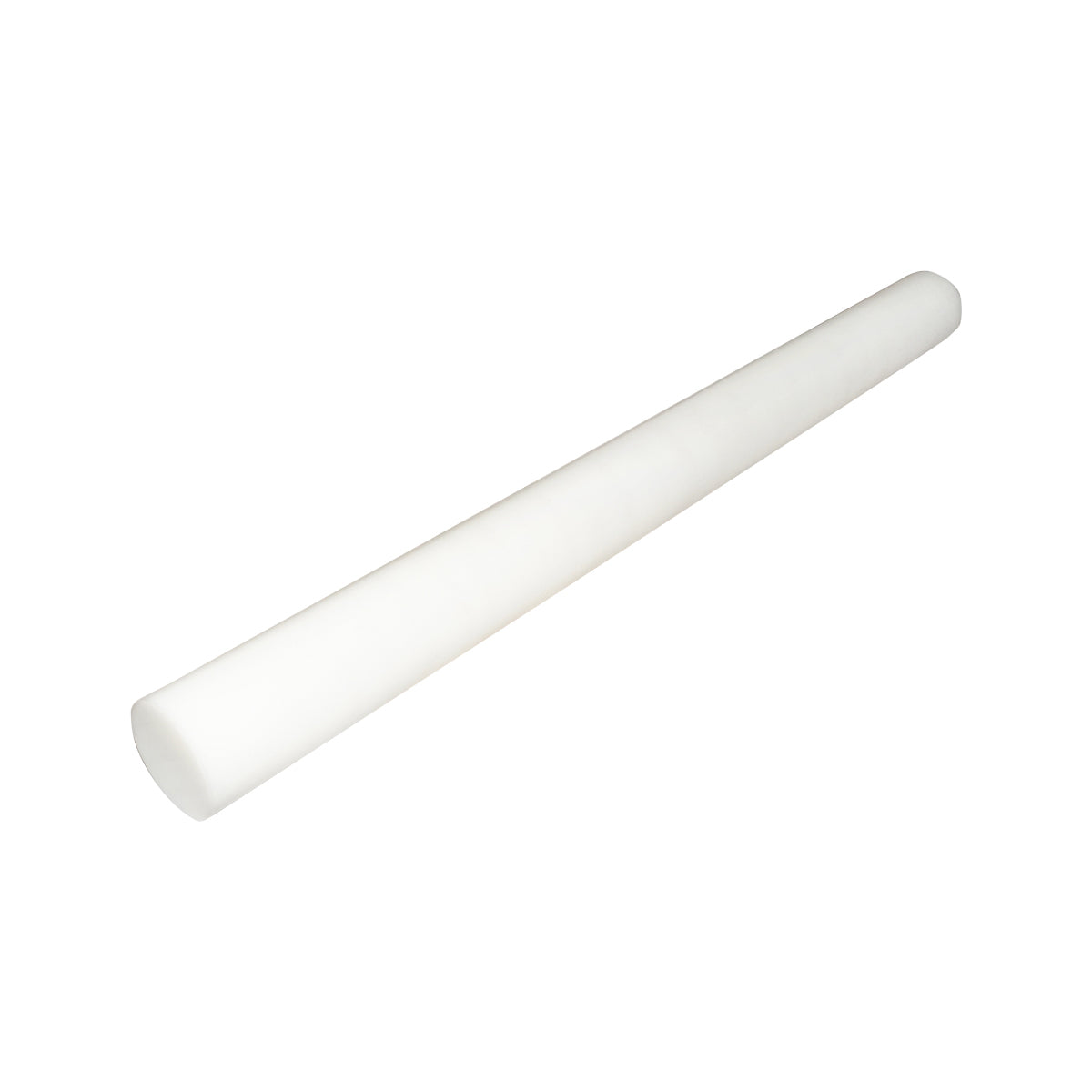 Barra di poliammide, poliossimetilene-poliacetale POM bianco 1000x80mm 7,65 KG - immagine 2