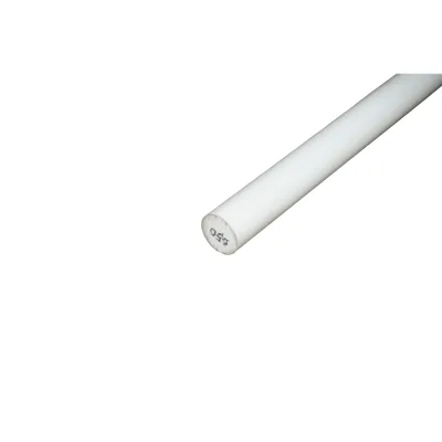 Barra di teflon PTFE, politetrafluoroetilene bianca 1000x50mm 4.51 Kg. - immagine 3