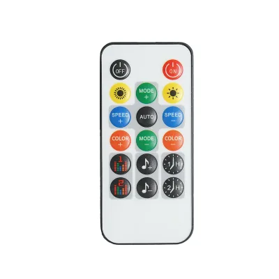 Barra LED RGB con ventose, 18W, 12–36V, telecomando, Bluetooth e app LED LAMP (520×45×40 mm) - immagine 3
