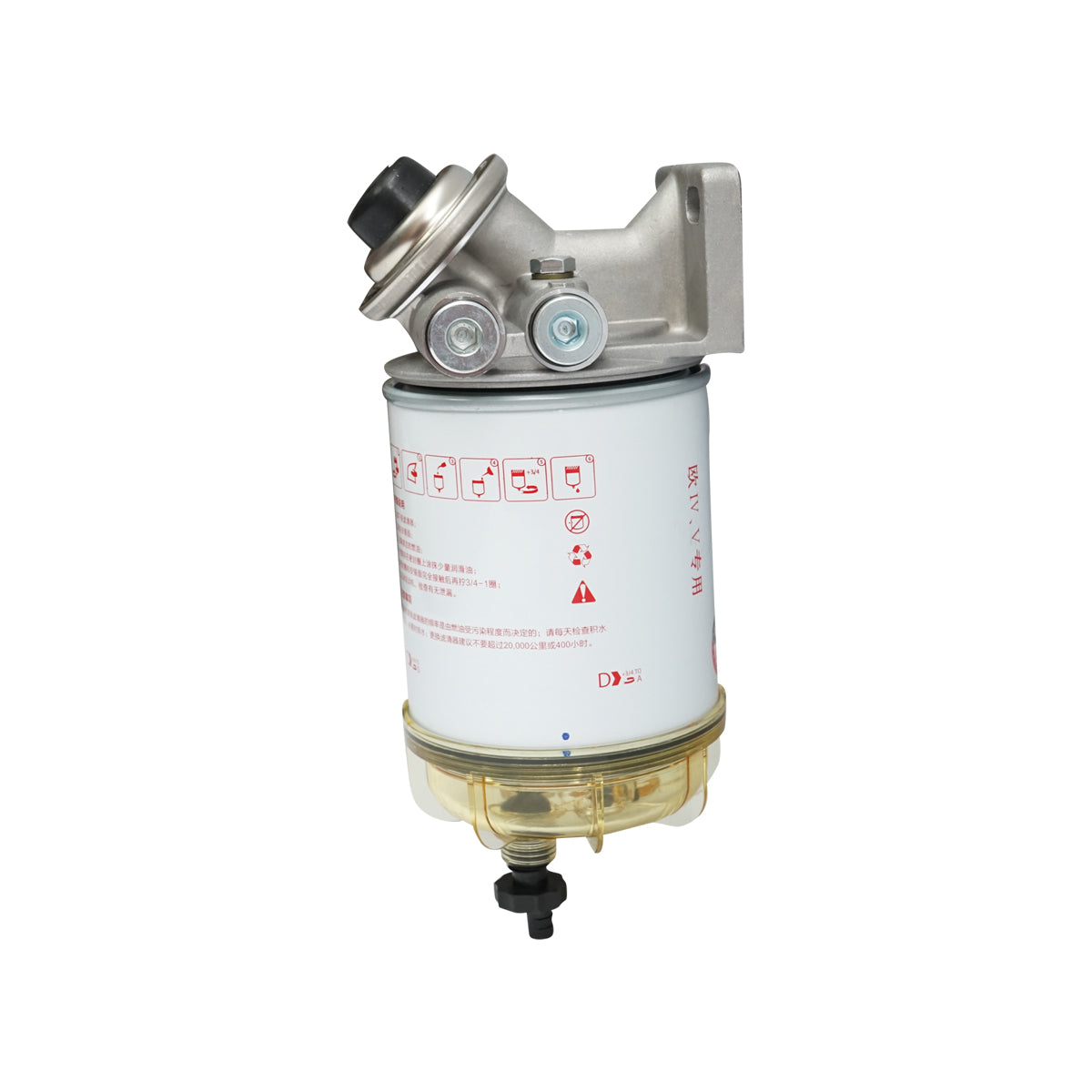 Batteria filtro diesel con separatore d'acqua per Fiat, New Holland, Ford, Massey Ferguson, Case IH Codice OEM 87802929, 87840136, R60T - immagine 2