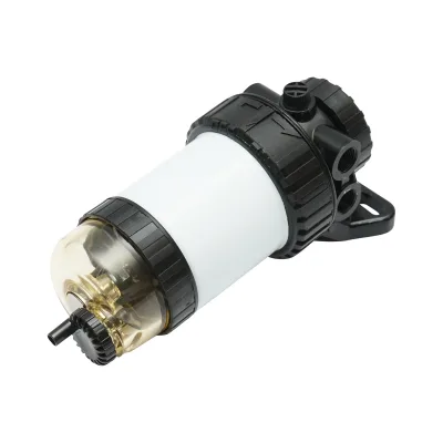 Batteria filtro diesel con separatore d'acqua per Perkins, JCB, Caterpillar codice OEM 31863, BF7783-D - immagine 4
