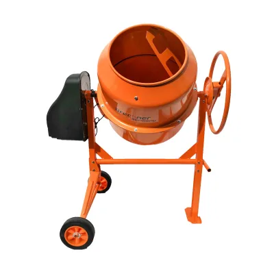 BETONIERA 650W, VOLUME 160L, PIGNONE E CORONA IN GHISA, 58KG, BETONIERA ELETTRICA 160 LITRI 650 WATT IMPASTATRICE MISCELATORE CEMENTO BRECKNER GERMANY - immagine 4
