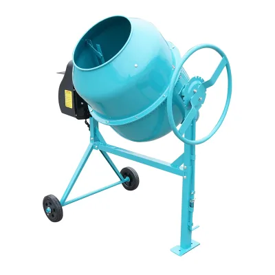 BETONIERA 800W, VOLUME 200L, PIGNONE E CORONA IN GHISA, 58KG, BETONIERA ELETTRICA 200 LITRI 800 WATT IMPASTATRICE MISCELATORE CEMENTO