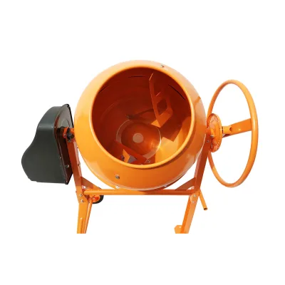 Betoniera 800W, volume 200L, pignone e corona in ghisa, 58Kg, Betoniera Elettrica 200 Litri 800 Watt Impastatrice Miscelatore Cemento Breckner Germany - immagine 2