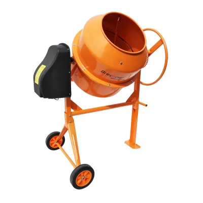 Betoniera 800W, volume 200L, pignone e corona in ghisa, 58Kg, Betoniera Elettrica 200 Litri 800 Watt Impastatrice Miscelatore Cemento Breckner Germany - immagine 6