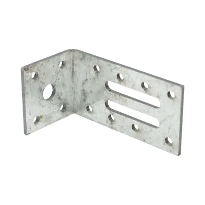 Biella regolabile 90x48x48mm, spessore 3mm, acciaio zincato - immagine 2