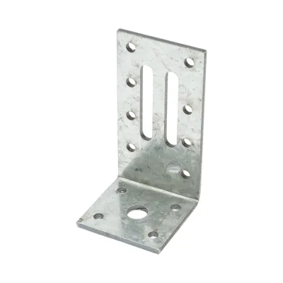 Biella regolabile 90x48x48mm, spessore 3mm, acciaio zincato