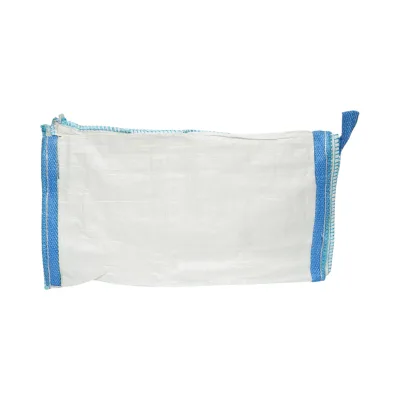Big bag 95x95x120 cm bianco, capacità 1000 kg, tipo U-Panel non laminato, gonna di carico, tubo di scarico - immagine 5