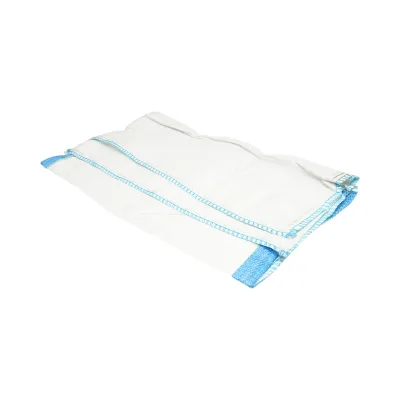 Big bag 95x95x140 cm bianco, capacità 1000 kg, tipo U-Panel non laminato, gonna di carico, tubo di scarico - immagine 5