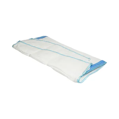 Big bag 95x95x160 cm bianco, capacità 1000 kg, tipo U-Panel non laminato, gonna di carico, tubo di scarico - immagine 5