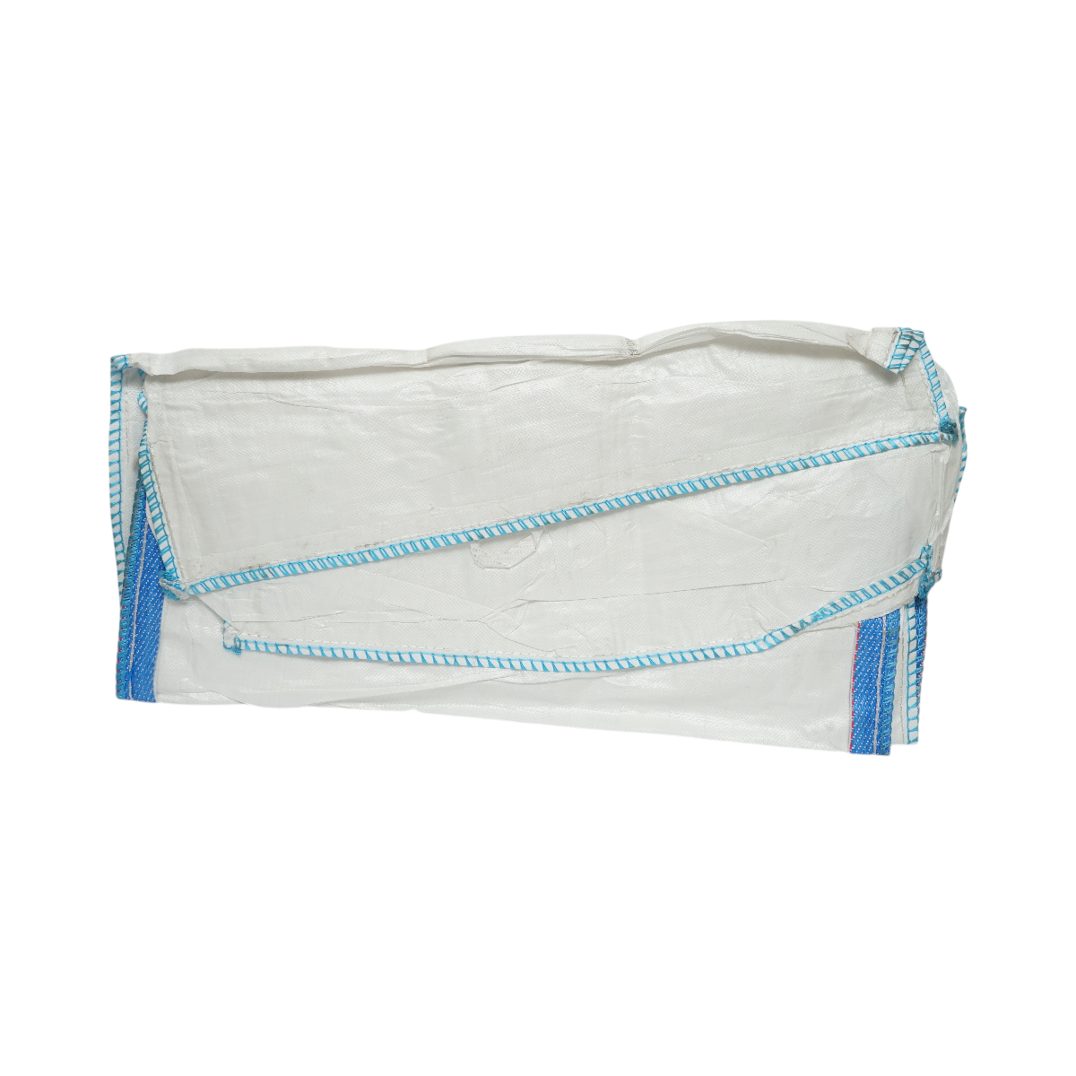 Big bag 95x95x160 cm bianco, capacità 1000 kg, tipo U-Panel non laminato, gonna di carico, tubo di scarico - immagine 6