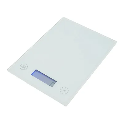 Bilancia da cucina digitale 5 kg, funzione tara, piattaforma in vetro temperato