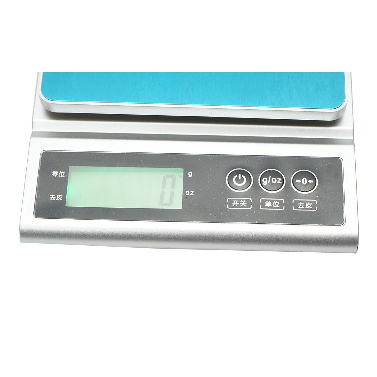 Bilancia da Cucina Digitale, 10 kg, Piattaforma in Acciaio Inox, Display LCD, Dimensioni 20x15x3 cm, Funzioni Tara, Spegnimento Automatico - immagine 2