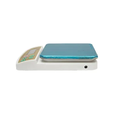 Bilancia da Cucina Digitale, 10 kg, Piattaforma in Vetro, Display LCD, Dimensioni 24 x 16,5 x 5,5 cm, Funzioni Tara, Spegnimento Automatico - immagine 2