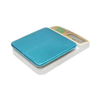 Bilancia da Cucina Digitale, 10 kg, Piattaforma in Vetro, Display LCD, Dimensioni 24 x 16,5 x 5,5 cm, Funzioni Tara, Spegnimento Automatico - immagine 3