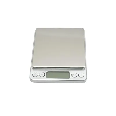 Bilancia da Cucina Digitale, 3 kg di Capacità, Precisione 0,1 g, Display LCD, Piattaforma in Acciaio Inox, Unità di Misura Multipla - immagine 2