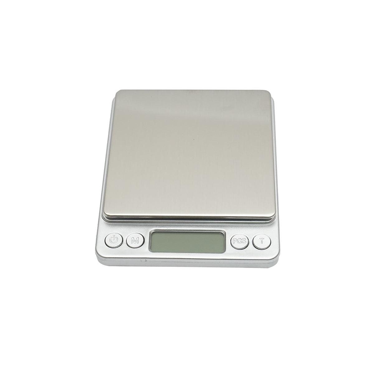 Bilancia da Cucina Digitale, 3 kg di Capacità, Precisione 0,1 g, Display LCD, Piattaforma in Acciaio Inox, Unità di Misura Multipla - immagine 2