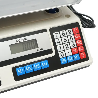 Bilancia elettronica con schermo LCD, portata 40 Kg con batteria da 4V Breckner Germany - immagine 6