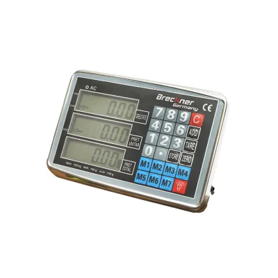 Bilancia Elettronica da Pavimento, Piattaforma 600 x 450 mm, Capacità 700 kg /100 g, Display LCD, Batteria Ricaricabile, 220V - immagine 5