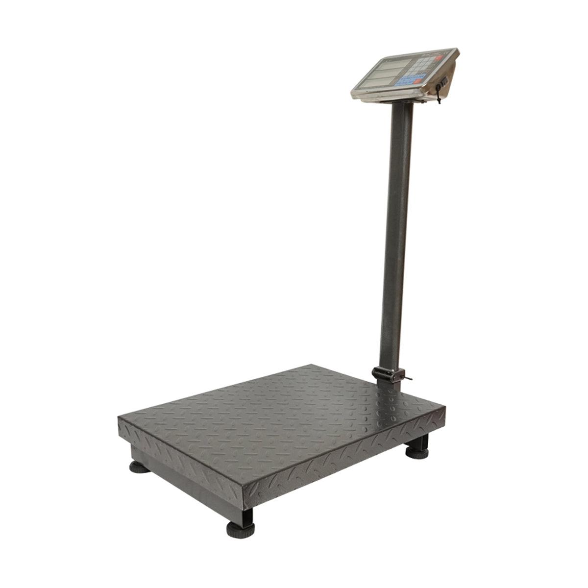Bilancia Elettronica da Pavimento, Piattaforma 600 x 450 mm, Capacità 700 kg /100 g, Display LCD, Batteria Ricaricabile, 220V - immagine 4