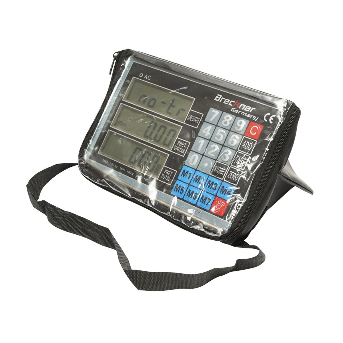 Bilancia Elettronica da Pavimento, Piattaforma 700 kg, Display LCD WIFI Senza Fili, Metallo, 500 x 600 x 155 mm, Batteria Ricaricabile - immagine 3