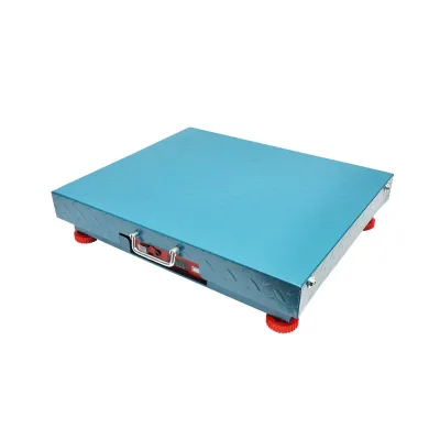 Bilancia Elettronica da Pavimento, Piattaforma 700 kg, Display LCD WIFI Senza Fili, Metallo, 500 x 600 x 155 mm, Batteria Ricaricabile - immagine 2