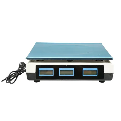 Bilancia elettronica digitale con schermo LCD, capacità massima 40 kg, con batteria da 4V - immagine 4