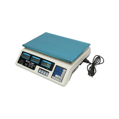 Bilancia elettronica digitale con schermo LCD, capacità massima 40 kg, con batteria da 4V - immagine 2