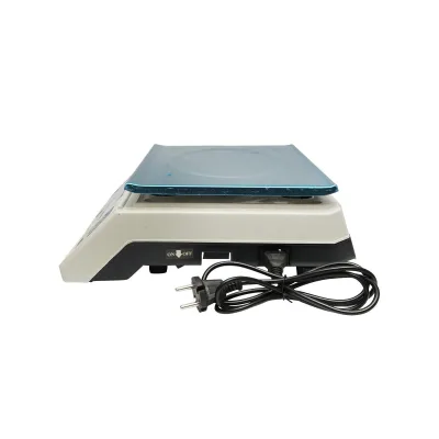 Bilancia elettronica digitale con schermo LCD, capacità massima 40 kg, con batteria da 4V - immagine 3