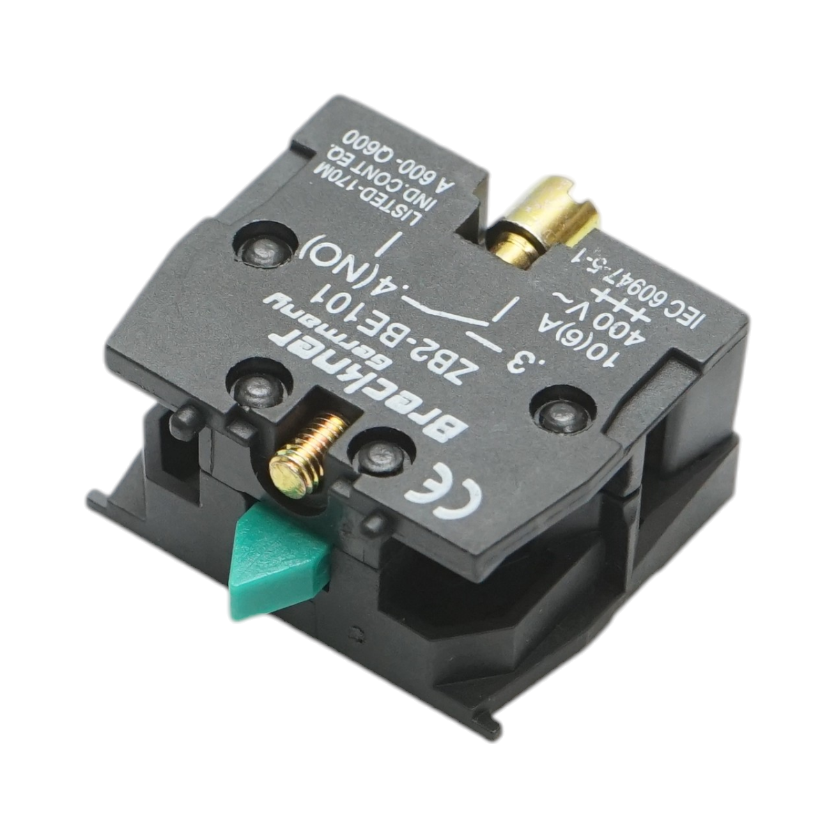 Blocco contatti ausiliari 1NO, 400V/10A 22mm LAY5 Breckner Germany - immagine 2