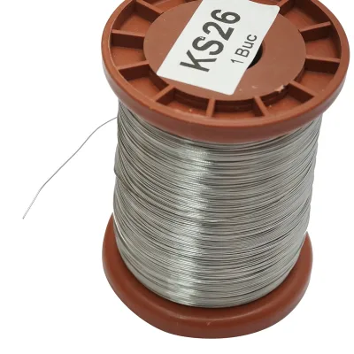 Bobina di filo in acciaio inossidabile, diametro 0,45 mm, peso 500 g - immagine 3