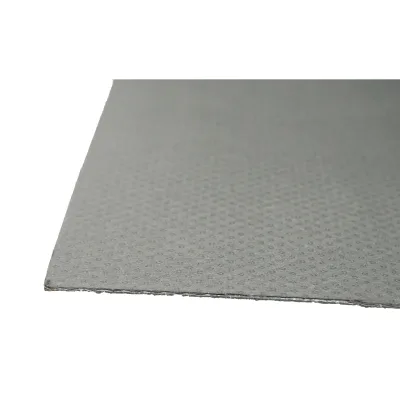 Bobina di gomma con inserto metallico, l = 0,5 m, L = 1 m, spessore = 1,2 mm (colore grigio) - immagine 3