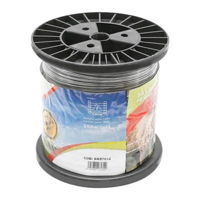 Bobina filo metallico zincato recinto elettrico Ø1,6mm Lunghezza 500mt, Recinzioni Elettriche Breckner Germany - immagine 3
